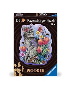Wooden puzzle Lovely Cat