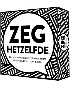Spel Zeg Hetzelfde (Koelkastpoëzie)
