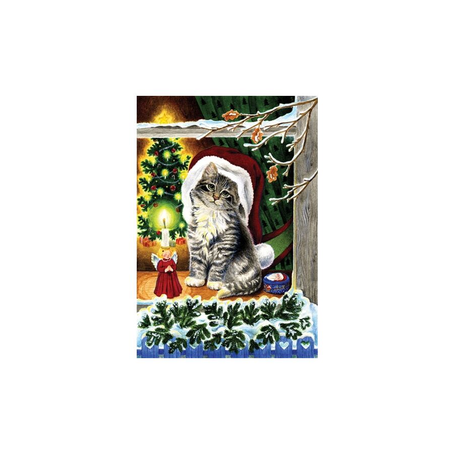 A Christmas Kitten (300) - SunsOut kerstpuzzel