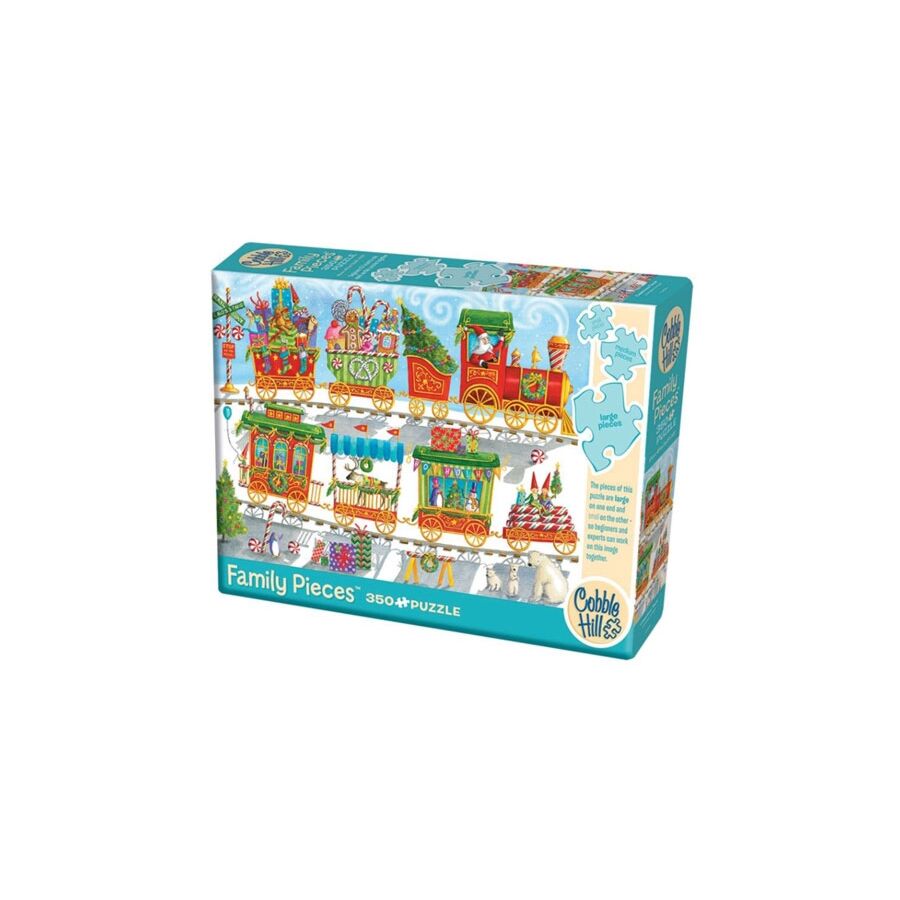 Familiepuzzel Christmas Train (350) Cobble Hill