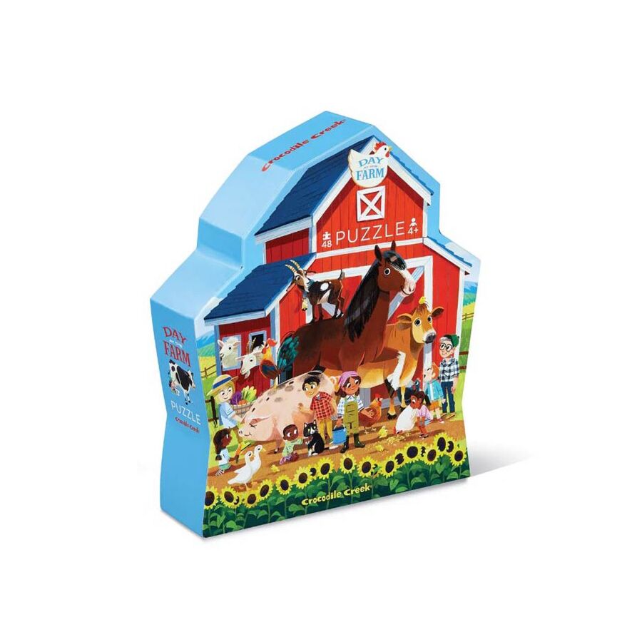 Dag op de boerderij puzzel 4+