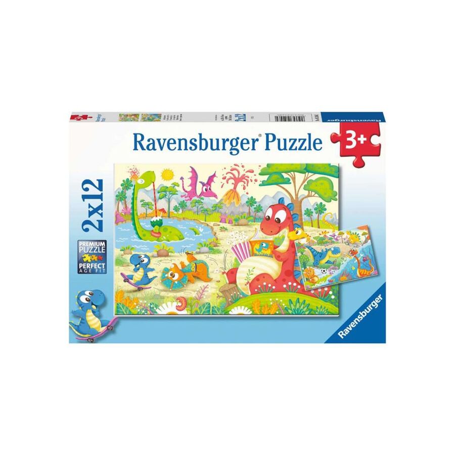 Dino puzzel 12 stukken