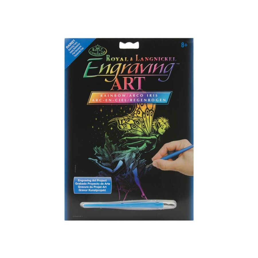 Engraving Art Dancing Fairy