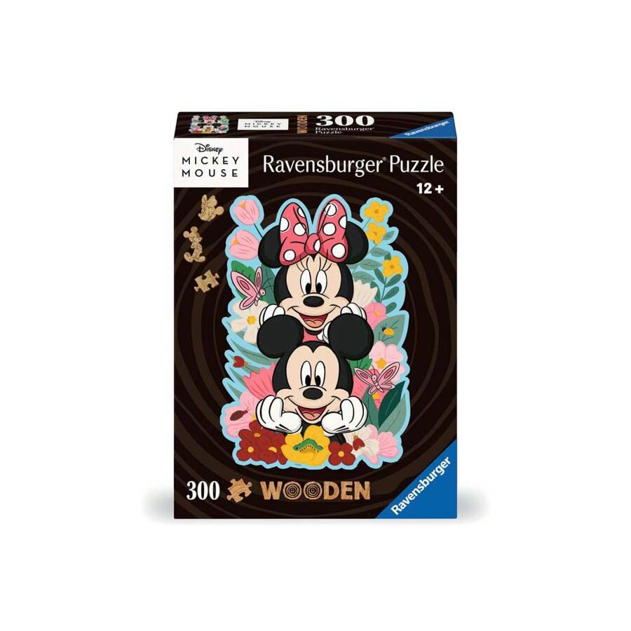Houten puzzel Mickey & Minnie