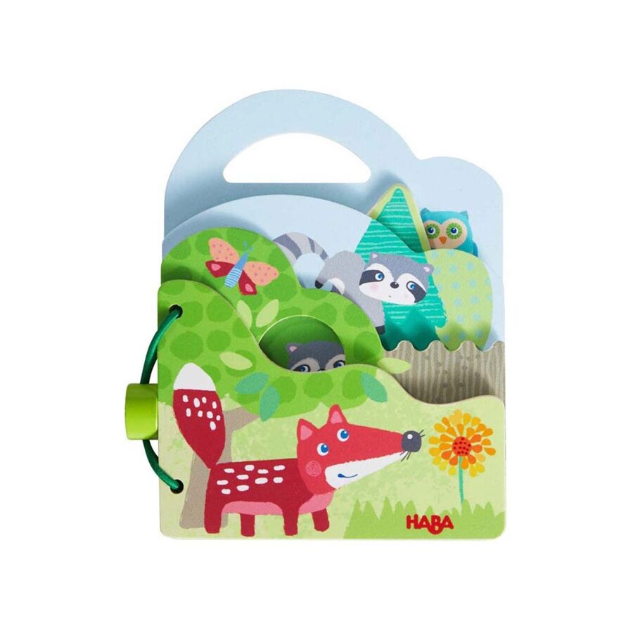Houten babyboek bosdieren (HABA)