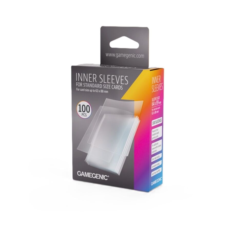 Inner Sleeves pack Gamegenic 64x89mm