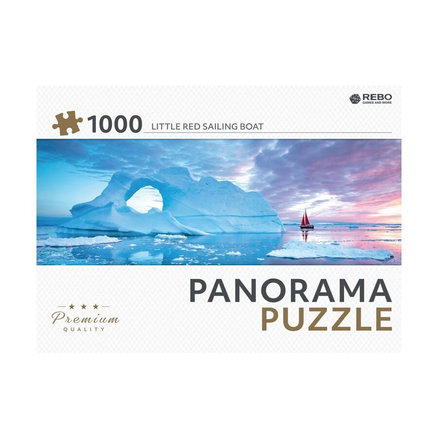 LIttle red boat panoramapuzzel REBO