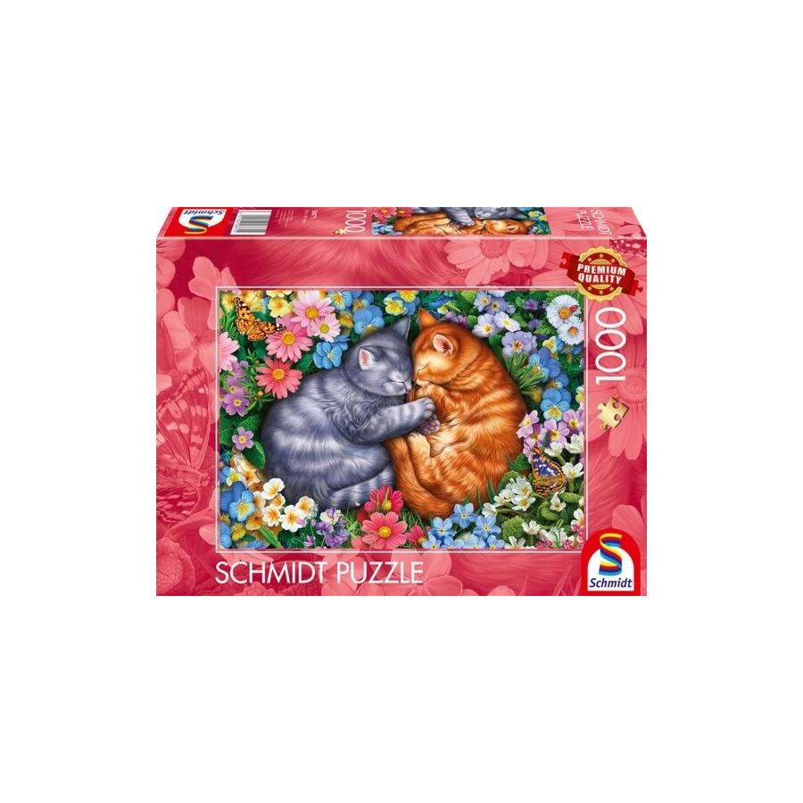 Puzzle avec des chats mignons