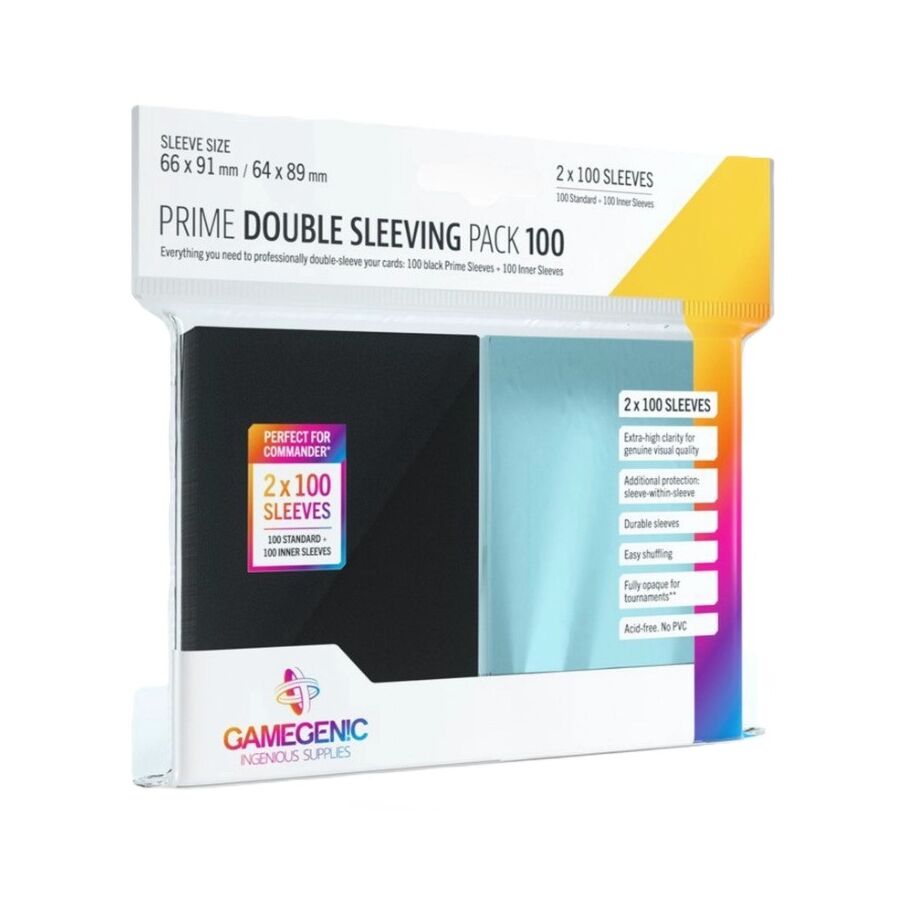 Prime double sleeving pack (100)