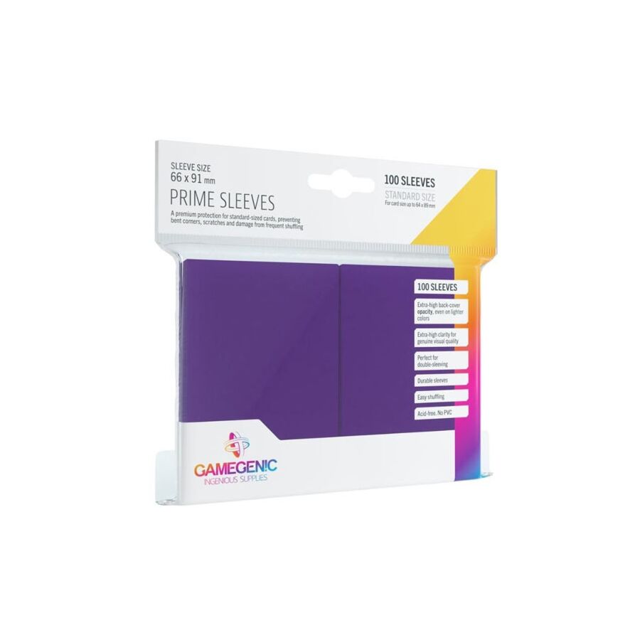 Purperen sleeves Gamegenic standaard formaat