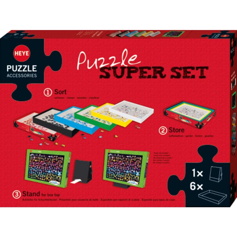 Puzzle Sorter SuperSet 6 box Heye