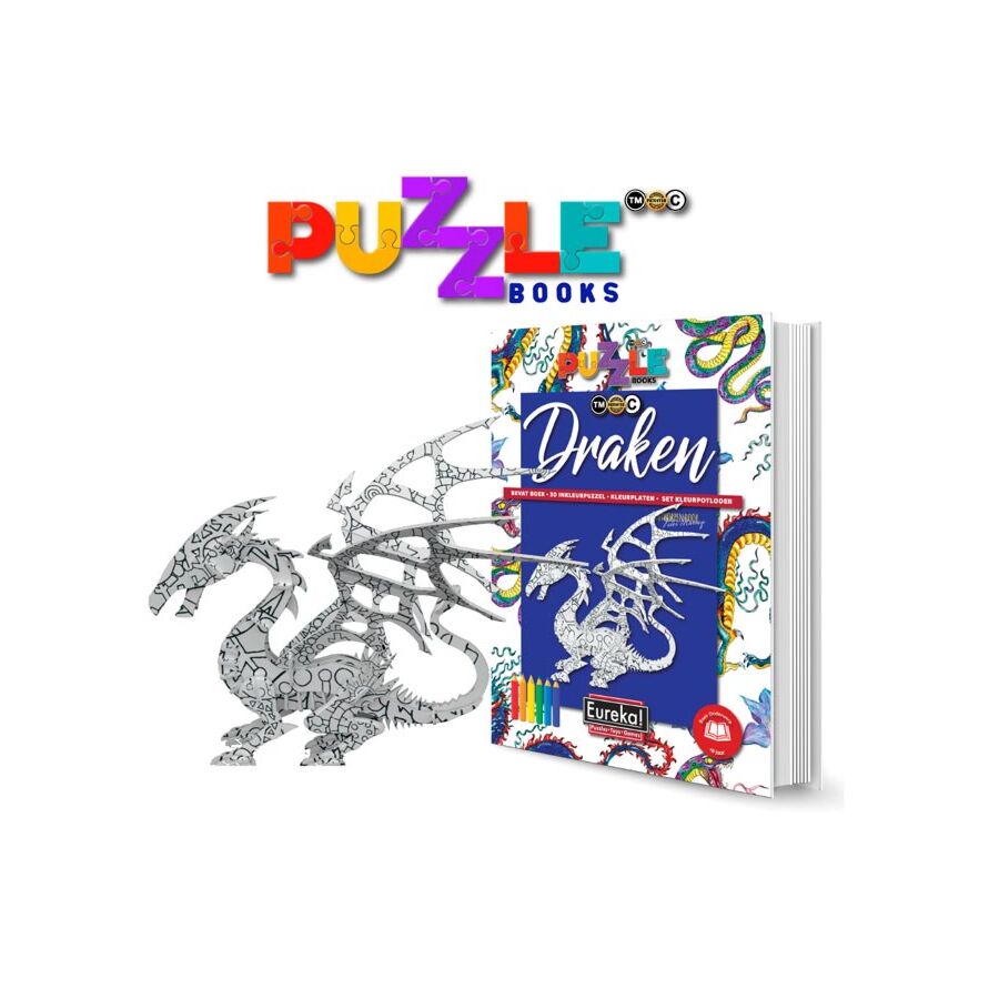 Puzzelboek Draken (Eureka)