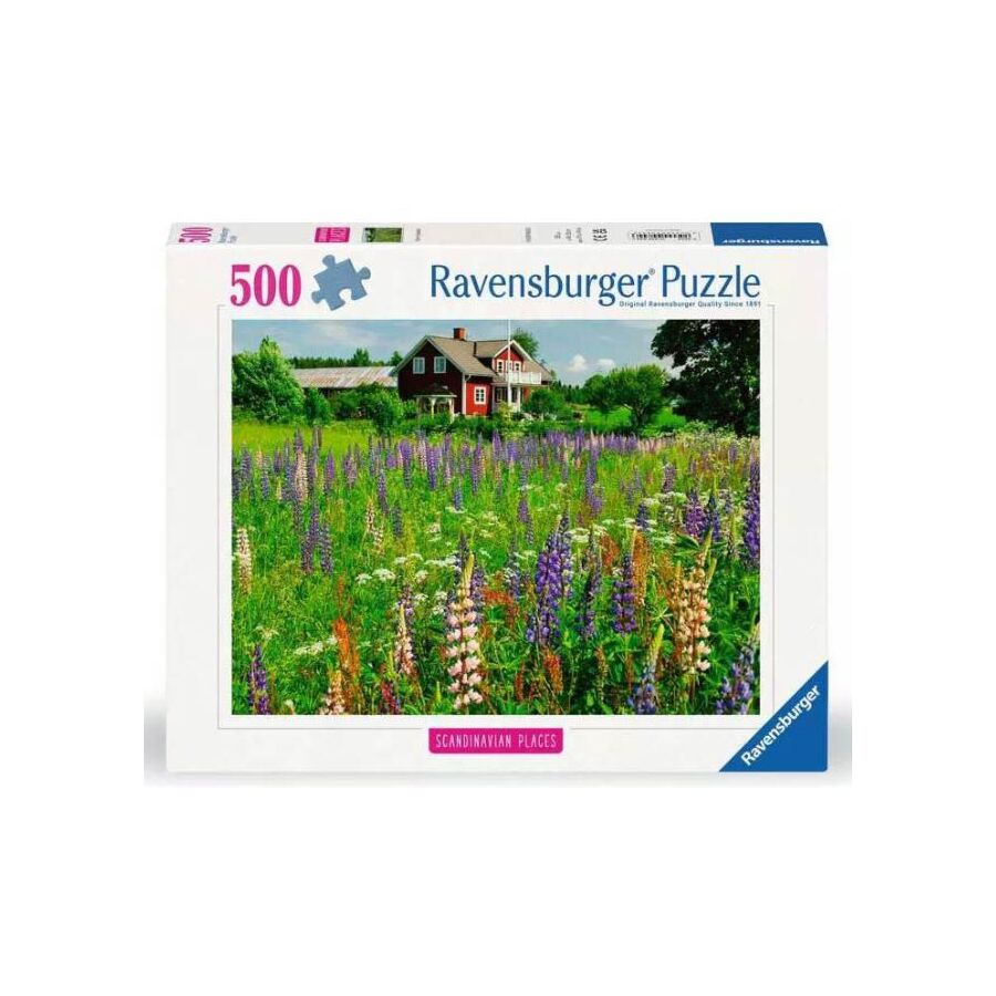 Puzzle 500 Scandinavian Places Farm in Sweden