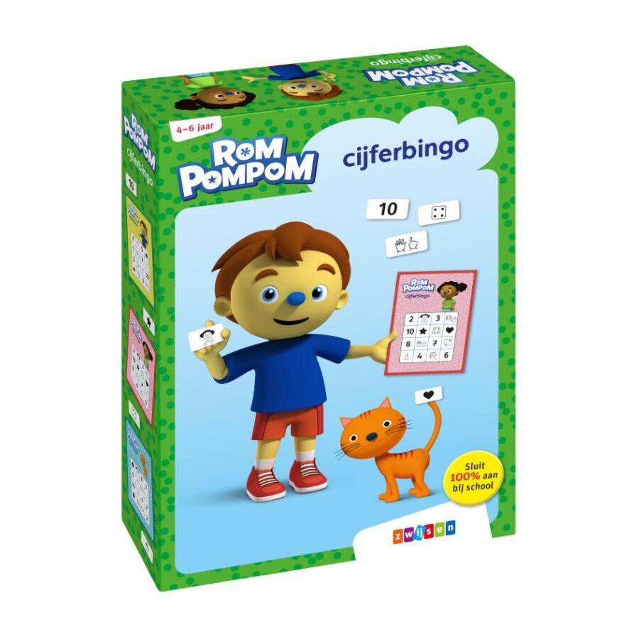 Rompompom cijferbingo