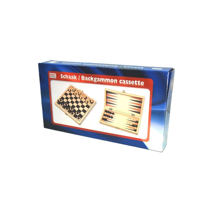 Schaak/Backgammon cassette (HOT Games)