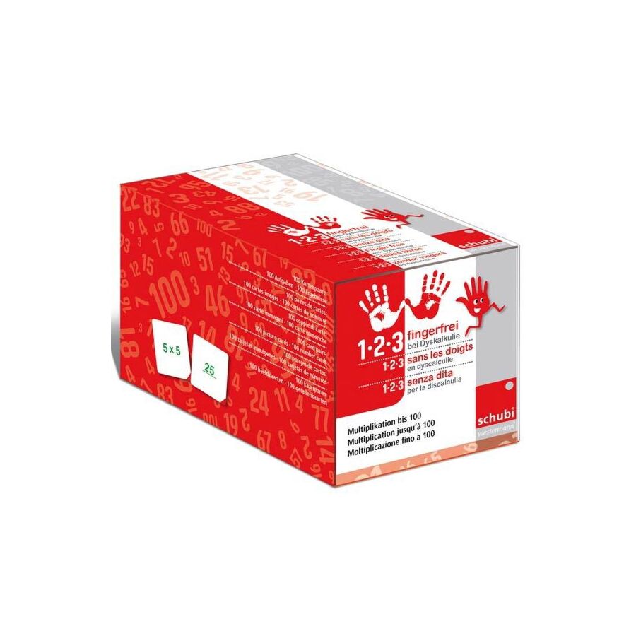 Vermenigvuldigen tot 100 dyscalculie