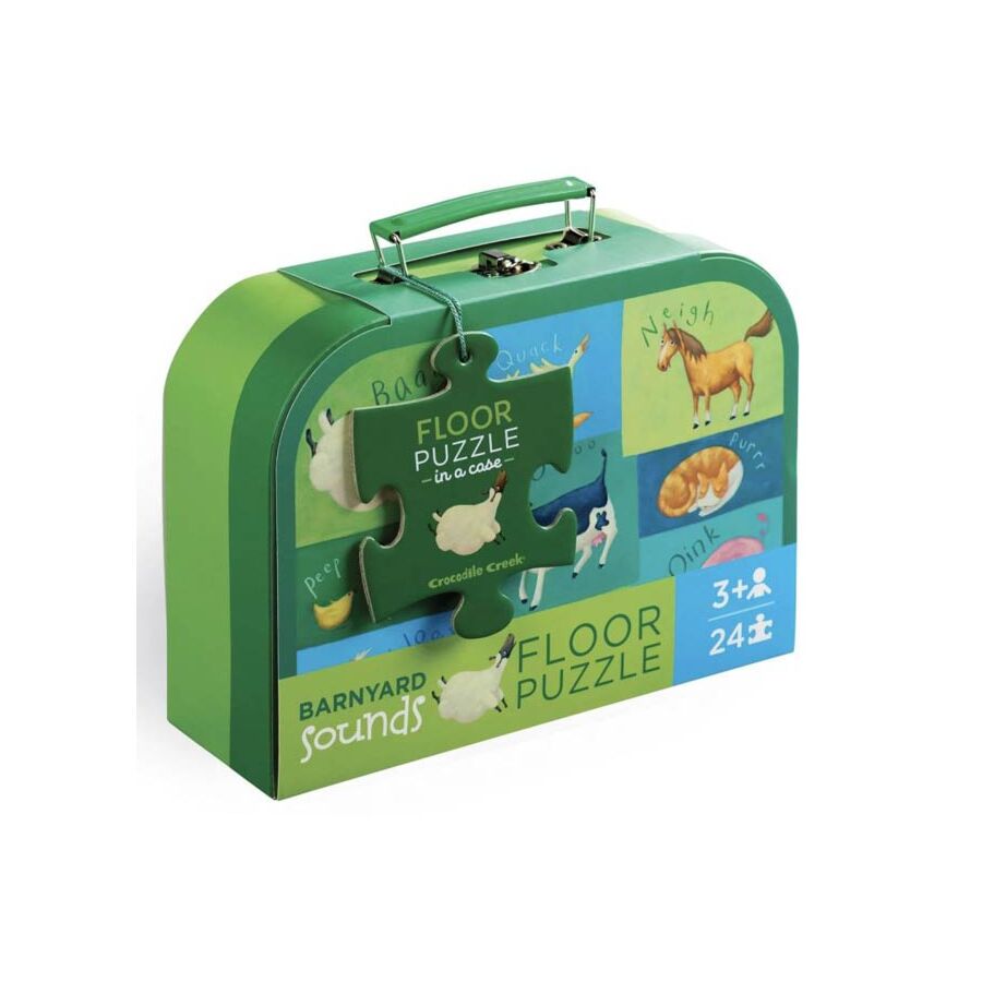 Vloerpuzzel boerderij geluiden 3+