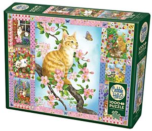 Blossoms and Kittens Quilt (Cobble Hill)