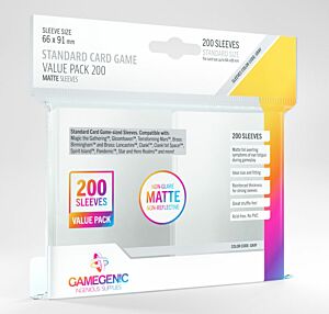 Standard card game value pack MATTE sleeves (Gamegenic)