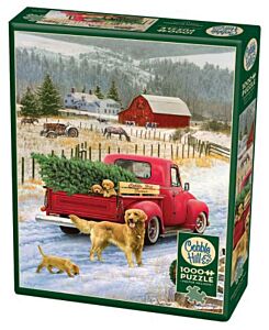 Christmas on the Farm - Cobble Hill puzzle 1000