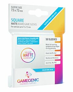 Matte vierkante sleeves merk Gamegenic (73x73mm)