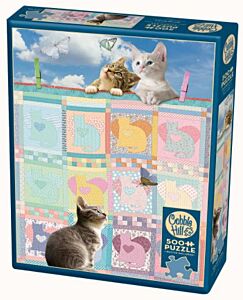 Quilted Kittens Cobble Hill puzzle 500 pieces
