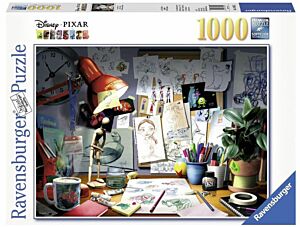 Disney Pixar The Artist's Desk (Ravensburger 1000)