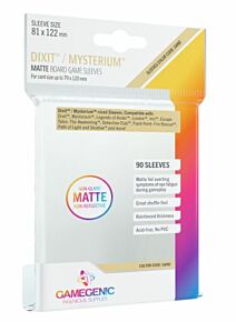 Dixit & Mysterium sized sleeves (merk Gamegenic) - met een matte laminering - voor kaarten van 79x120mm