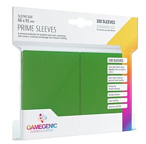 Standard Card game sleeves PRIME GROEN (Gamegenic)