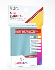 Mini European card game sleeves PRIME Gamegenic