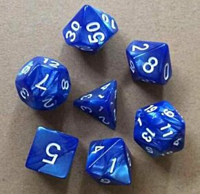 Roll Playing dice red