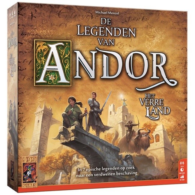 De Legenden van Andor: Het Verre Land - 999 Games Bordspel|Coöperatief