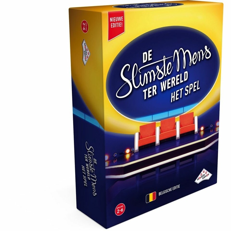 De Slimste Mens ter Wereld (Belgische editie) - Identity Games Bordspel|Partyspel|Educatief