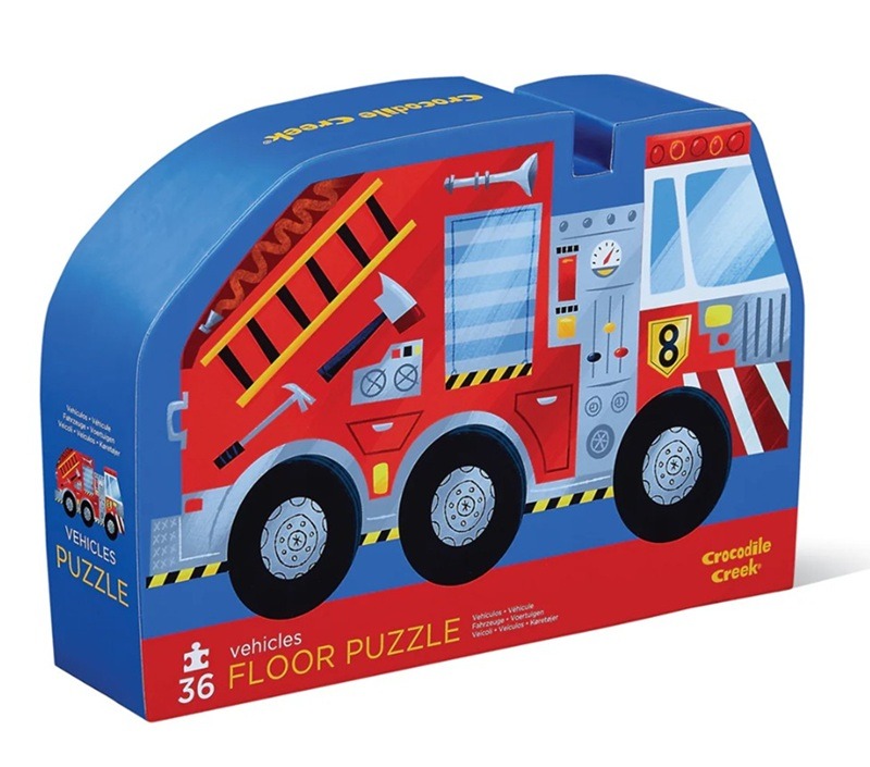 Floor Puzzle Vehicles (36) - Crocodile Creek Jigsaw puzzle