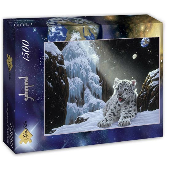 Schim Schimmel - Ice House (1500) - Grafika  Legpuzzel afbeelding