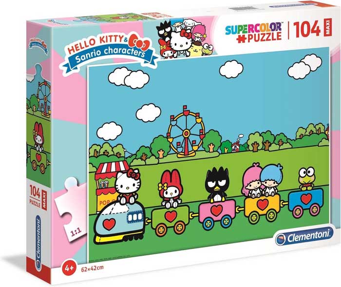 Hello Kitty - Maxi puzzel (104) - Clementoni Legpuzzel|Legpuzzel - grote stukken