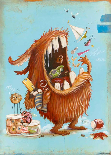 Omnivore - Zozoville (1000) - Heye  Legpuzzel afbeelding