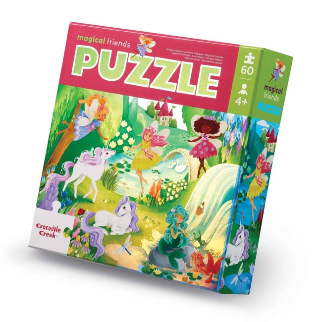 Holographic Foil Puzzle - Amis Magiques (60) - Crocodile Creek Puzzle classique