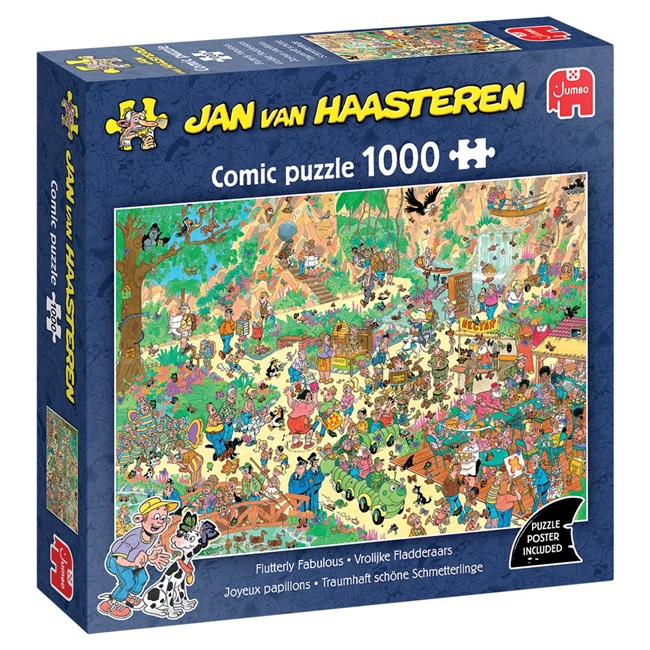 Jan van Haasteren - Joyeux papillons (1000) - Jumbo  Puzzle classique