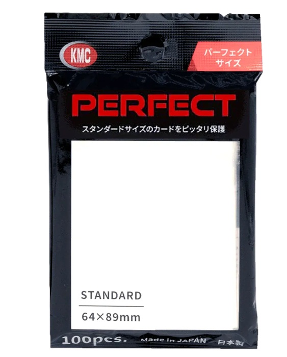 KMC Standard Sleeves (64x89mm) Perfect Clear (100) - KMC