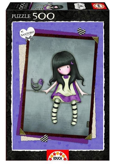 Santoro London Gorjuss - My Secret Place (500) - Educa  Legpuzzel afbeelding