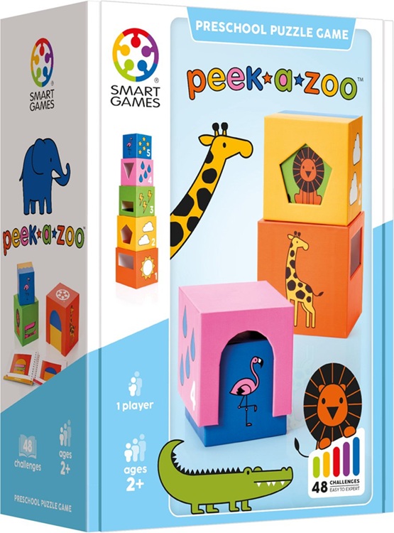Peek-a-zoo (nieuwe versie 2026) - SmartGames Denkspel|Educatief