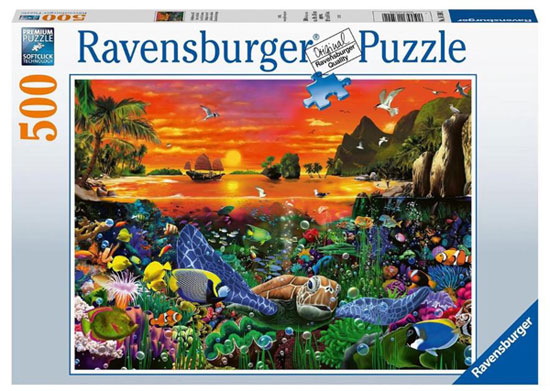 Tortue en récif (500) - Ravensburger Puzzle classique