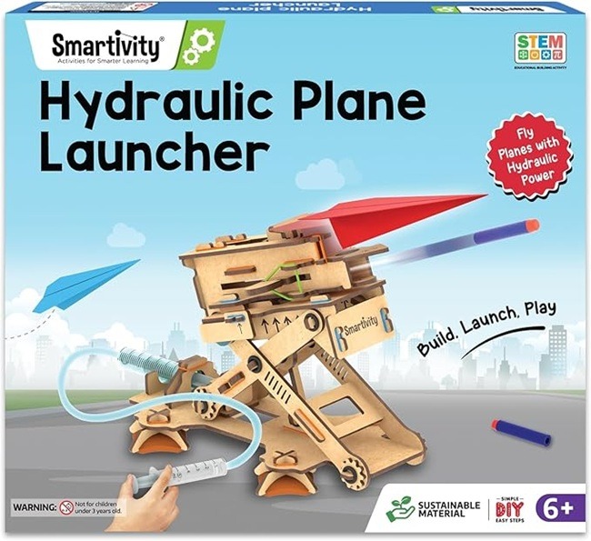 Smartivity Hydraulic Plane Launcher - SmartGames afbeelding