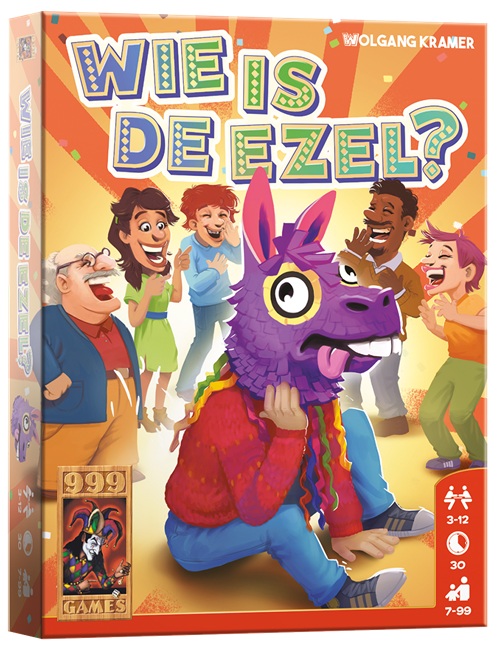 Wie is de Ezel? - 999 Games Kaartspel
