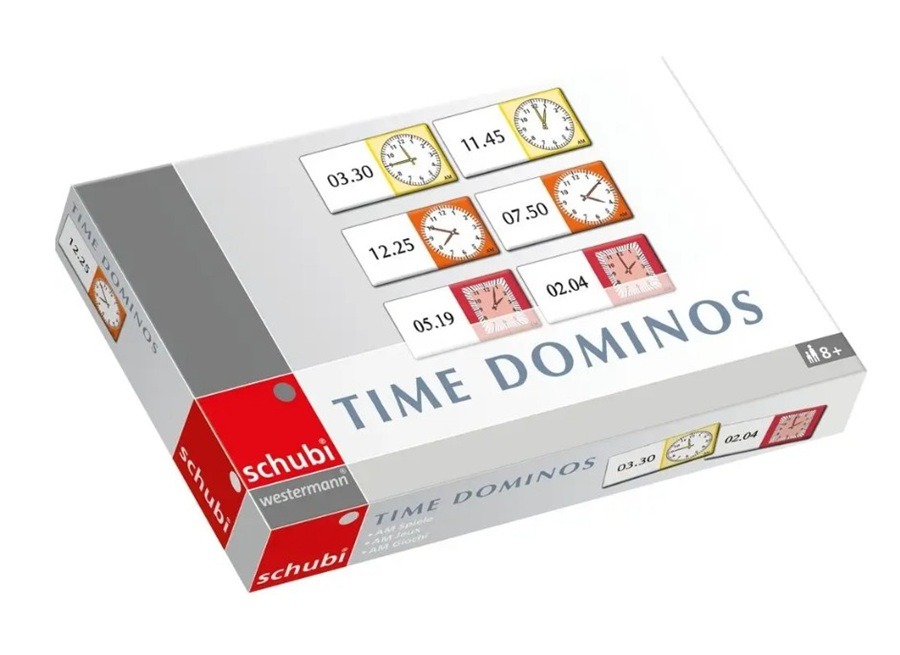 Time Dominos AM (= 0 tot 12 uur) - Schubi Legspel|Educatief
