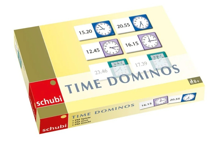 Time Dominos PM (= 12 tot 24 uur) - Schubi Legspel|Educatief