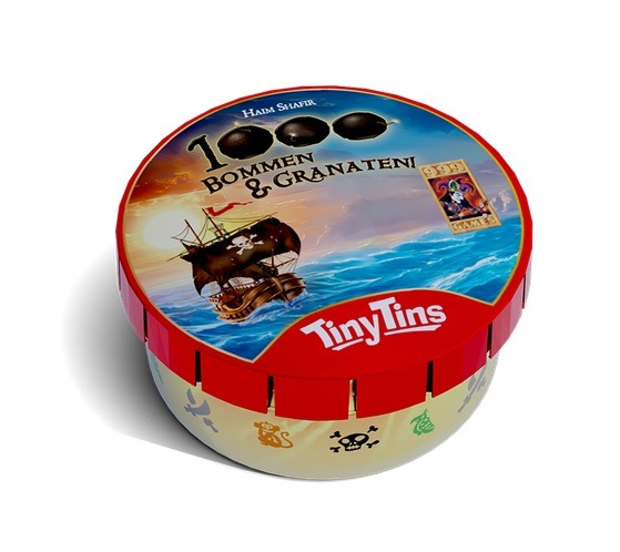 Tiny Tins: 1000 Bommen en Granaten - 999 Games Dobbelspel