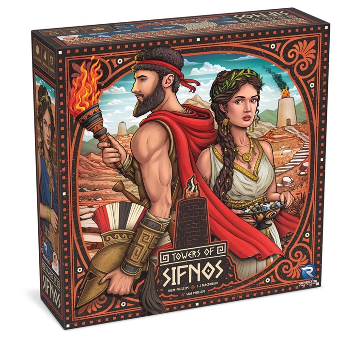 Towers of Sifnos - Renegade Game Studios Bordspel