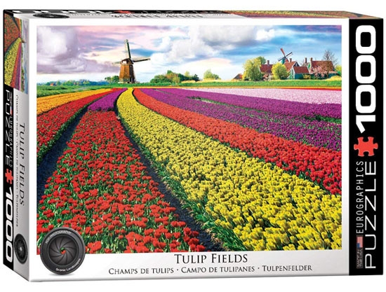 Tulpenvelden (1000) - Eurographics  Legpuzzel afbeelding